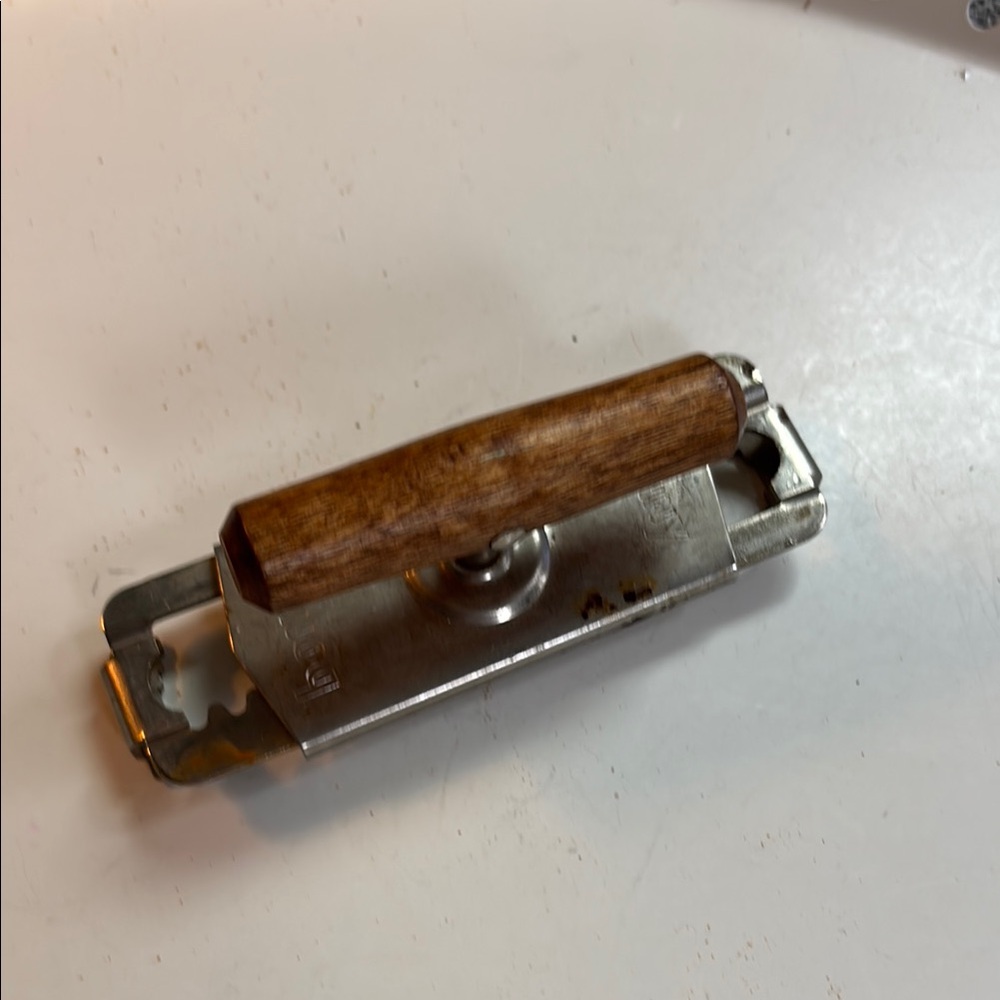 Vintage Bonny Metal and Wood Bottle Jar Opener